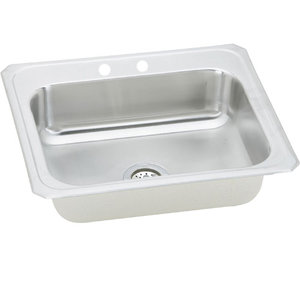 ECR25212 Celebrity Stainless Steel Single Bowl Kitchen Sink - Stainless Steel