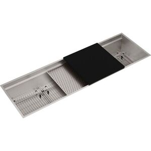 ECS60BPK Circuit Chef Stainless Steel Undermount - Single Bowl Kitchen Sink - Stainless Steel / Black ECS60BPK Circuit Chef Stainless Steel Undermount - Single Bowl Kitchen Sink - Stainless Steel / Black