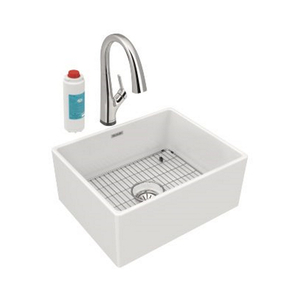 ESWUF2520WHFLC Fireclay Apron Front / Specialty Sink Kitchen Sink - White