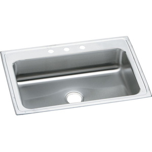 EPSRS33223 Pacemaker Stainless Steel Single Bowl Kitchen Sink - Stainless Steel