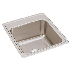 EDLR2022100 Lustertone Stainless Steel Single Bowl Kitchen Sink - Lustrous Satin EDLR2022100 Lustertone Stainless Steel Single Bowl Kitchen Sink - Lustrous Satin