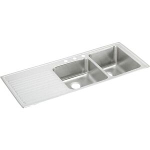 EILGR5422R2 Lustertone Stainless Steel Double Bowl Kitchen Sink - Lustrous Satin