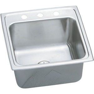 EDLR191910PDOS4 Gourmet Stainless Steel Single Bowl Kitchen Sink - Stainless Steel