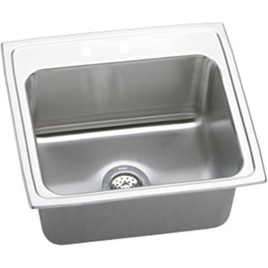 EDLR2219102 Lustertone Stainless Steel Single Bowl Kitchen Sink - Stainless Steel EDLR2219102 Lustertone Stainless Steel Single Bowl Kitchen Sink - Stainless Steel