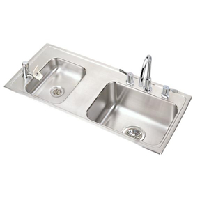 EDRKAD371765LFFC Lustertone Classic Utility Sink Commercial Sink - Lustrous Satin