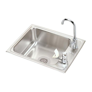 EDRKR2217RFFC Lustertone Classic Utility Sink Commercial Sink - Lustrous Satin