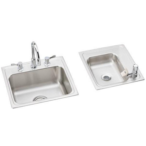 EDRKR23417RFFC Lustertone Classic Utility Sink Commercial Sink - Lustrous Satin