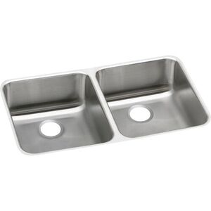 EELUHAD321645 Lustertone Stainless Steel Undermount - Double Bowl Kitchen Sink - Lustertone