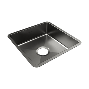 EECTRUAD151550 Crosstown Stainless Steel Undermount - Single Bowl Kitchen Sink - Polished Satin