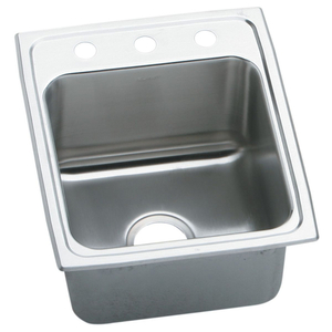 EDLRQ1722101 Lustertone Stainless Steel Single Bowl Kitchen Sink - Lustertone