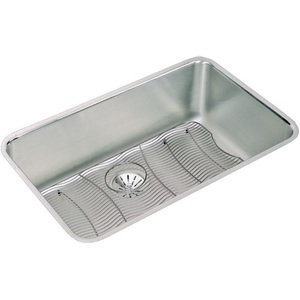 EELUH281610PDBG Lustertone Stainless Steel Undermount - Single Bowl Kitchen Sink - Stainless Steel EELUH281610PDBG Lustertone Stainless Steel Undermount - Single Bowl Kitchen Sink - Stainless Steel