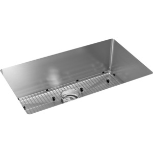EEFRU281610TC Crosstown Stainless Steel Undermount - Single Bowl Kitchen Sink - Stainless Steel EEFRU281610TC Crosstown Stainless Steel Undermount - Single Bowl Kitchen Sink - Stainless Steel
