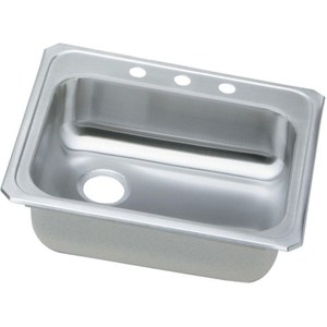 EGECR2521L4 Celebrity Stainless Steel Single Bowl Kitchen Sink - Stainless Steel