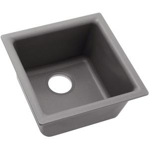 EELG1616GS0 Quartz Classic Dual Mount Bar Sink - Greystone