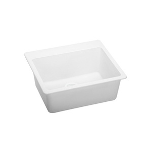 EELG2522WH0 Quartz Classic White/Color Single Bowl Kitchen Sink - White