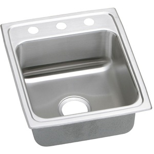 ELRAD1720553 Lustertone Classic Self-Rimming Bar Sink - Stainless Steel ELRAD1720553 Lustertone Classic Self-Rimming Bar Sink - Stainless Steel