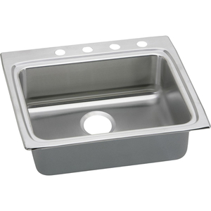 ELRAD2522403 Gourmet Stainless Steel Single Bowl Kitchen Sink - Lustrous Satin