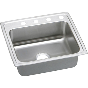 ELRADQ2521403 Lustertone Stainless Steel Single Bowl Kitchen Sink - Lustrous Satin ELRADQ2521403 Lustertone Stainless Steel Single Bowl Kitchen Sink - Lustrous Satin