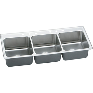 ELTR6322103 Lustertone Triple Bowl Sink Kitchen Sink - Lustrous Satin ELTR6322103 Lustertone Triple Bowl Sink Kitchen Sink - Lustrous Satin