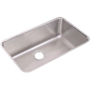 EELUH281610 Lustertone Stainless Steel Undermount - Single Bowl Kitchen Sink - Stainless Steel