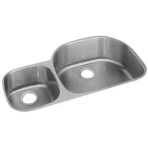 EELUH3621L Harmony Stainless Steel Undermount - Double Bowl Kitchen Sink - Stainless Steel