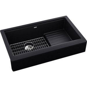 EELXFDB3620BGCA0 Quartz Luxe Apron Front / Specialty Sink Kitchen Sink - Caviar EELXFDB3620BGCA0 Quartz Luxe Apron Front / Specialty Sink Kitchen Sink - Caviar