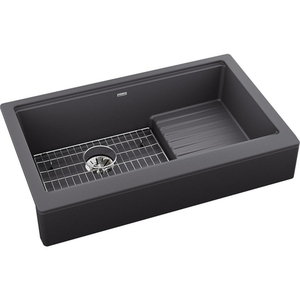 EELXFDB3620BGCH0 Quartz Luxe Apron Front / Specialty Sink Kitchen Sink - Charcoal EELXFDB3620BGCH0 Quartz Luxe Apron Front / Specialty Sink Kitchen Sink - Charcoal