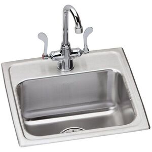 ELRAD171660MR2 Lustertone Stainless Steel Single Bowl Kitchen Sink - Lustrous Satin ELRAD171660MR2 Lustertone Stainless Steel Single Bowl Kitchen Sink - Lustrous Satin