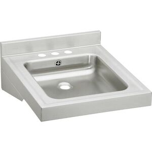 EWCLWO1923OSD3 Sturdibilt Wall Hung Bathroom Sink - Lustrous Satin