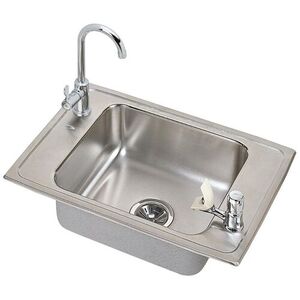 ECDKAD251765C Celebrity Utility Sink Commercial Sink - Brushed Satin