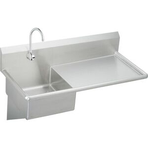 EESS4924RSACC Wall Hung Bathroom Sink - Lustrous Satin EESS4924RSACC Wall Hung Bathroom Sink - Lustrous Satin