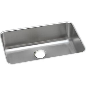 EELUH2416 Lustertone Stainless Steel Undermount - Single Bowl Kitchen Sink - Lustrous Satin