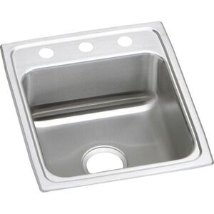 ELR1720OS4 Lustertone Stainless Steel Single Bowl Kitchen Sink - Lustrous Satin