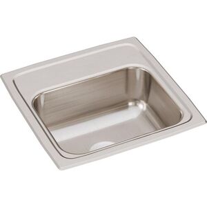 EBLR15600 Lustertone Stainless Steel Single Bowl Kitchen Sink - Lustrous Satin