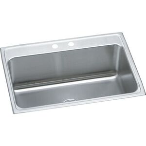 EDLR3122122 Lustertone Stainless Steel Single Bowl Kitchen Sink - Lustrous Satin