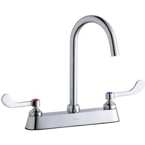 ELK810LGN05T4 Gigi  Kitchen Faucet - Heritage Brass/Satin Black