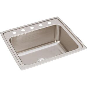 EDLR2522105 Lustertone Stainless Steel Single Bowl Kitchen Sink - Lustrous Satin