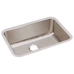 EELUH241610 Lustertone Stainless Steel Undermount - Single Bowl Kitchen Sink - Lustrous Satin