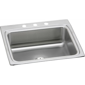 ELR25223 Lustertone Stainless Steel Single Bowl Kitchen Sink - Stainless Steel