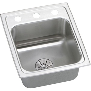 ELRAD131665PD3 Lustertone Self-Rimming Bar Sink - Stainless Steel ELRAD131665PD3 Lustertone Self-Rimming Bar Sink - Stainless Steel