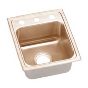 ELRAD1316651CU Lustertone CuVerro Self-Rimming Bar Sink - Copper