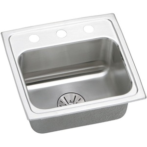 ELRAD171665PD2 Unidoor Lux Self-Rimming Bar Sink - Stainless Steel