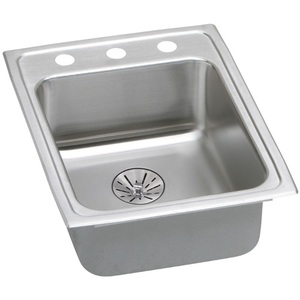 ELRAD172265PD1 Unidoor Lux Self-Rimming Bar Sink - Stainless Steel