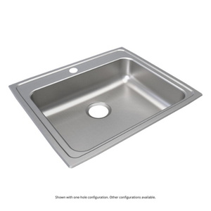 ELRAD2521550 Lustertone Stainless Steel Single Bowl Kitchen Sink - Lustrous Satin