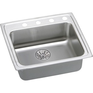 ELRAD252165PD3 Unidoor Plus Stainless Steel Single Bowl Kitchen Sink - Stainless Steel