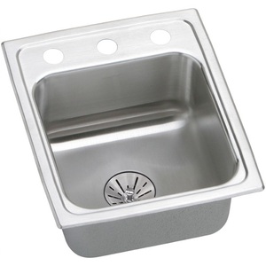 ELRADQ131665PD2 Lustertone Self-Rimming Bar Sink - Stainless Steel ELRADQ131665PD2 Lustertone Self-Rimming Bar Sink - Stainless Steel