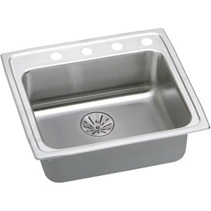 ELRADQ252165PD1 Unidoor Plus Stainless Steel Single Bowl Kitchen Sink - Stainless Steel