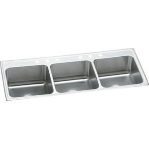 ELTR6322105 Lustertone Classic Triple Bowl Sink Kitchen Sink - Stainless Steel