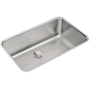 EELUH281610PD Lustertone Stainless Steel Undermount - Single Bowl Kitchen Sink - Stainless Steel