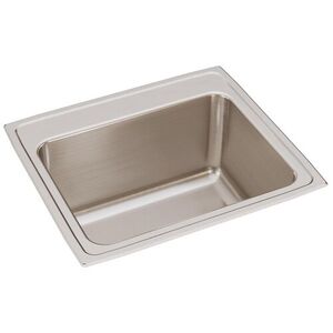 EDLR2522120 Lustertone Stainless Steel Single Bowl Kitchen Sink - Stainless Steel